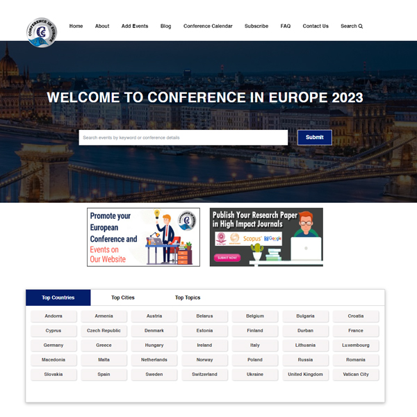 How to find European conferences 